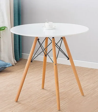 Modern acrylic cocktail table with clear design and sleek silhouette